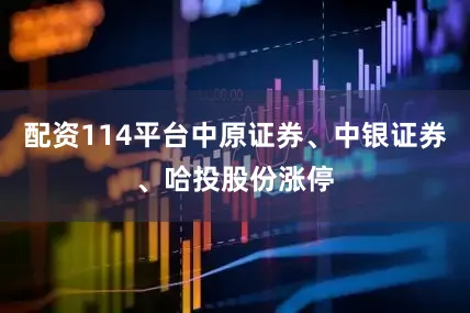 配资114平台中原证券、中银证券、哈投股份涨停